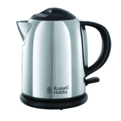 Russell Hobbs Chester Compact 1L Stainless Steel Kettle – Silver